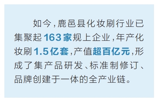 刷子行销全球 鹿邑化妆刷：“刷”出美丽经