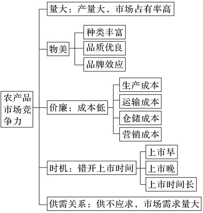 理 二轮微专题22 市场竞争力j9九游会入口2025高考地(图10)